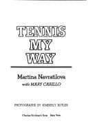Cover image for Tennis my way