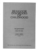 Cover image for Behavior disorders of childhood