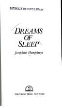 Cover image for Dreams of sleep
