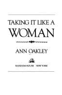Cover image for Taking it like a woman