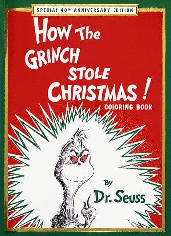 Cover image for How the Grinch Stole Christmas! Coloring Book