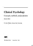 Cover image for Clinical psychology