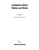Cover image for Werke und Worte