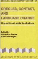 Cover image for Creoles, contact, and language change