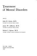 Cover image for Treatment of mental disorders