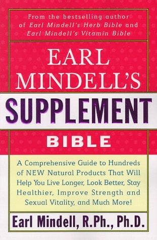 Cover image for Earl Mindell's supplement bible