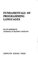 Cover image for Fundamentals of programming languages