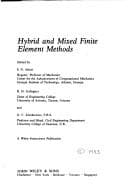 Cover image for Hybrid and mixed finite element methods