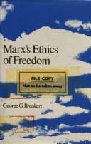 Cover image for Marx's ethics of freedom