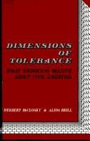 Dimensions of tolerance