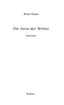 Cover image for Die Aura der Wörter