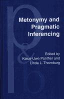 Cover image for Metonymy and pragmatic inferencing