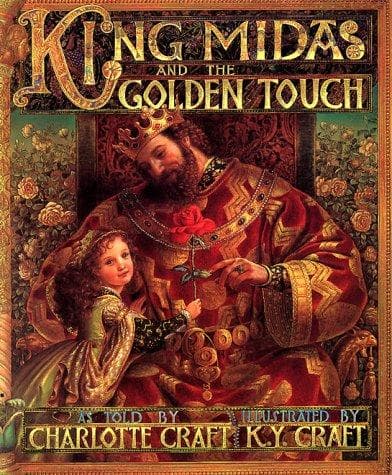 Cover image for King Midas and the golden touch