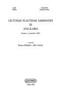 Cover image for Aulularia