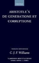 Cover image for Aristotle's De generatione et corruptione