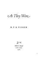 Cover image for As they were