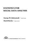 Cover image for Statistics for social data analysis