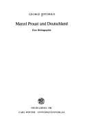 Cover image for Marcel Proust und Deutschland