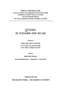 Cover image for Studies in Judaism and Islam
