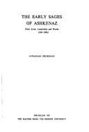 Cover image for Ḥakhme Ashkenaz ha-rishonim