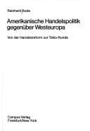 Amerikanische Handelspolitik gegenüber Westeuropa