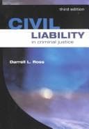 Cover image for Civil liability in criminal justice