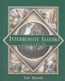 Cover image for Intermediate algebra.