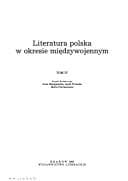 Literatura polska w okresie międzywojennym