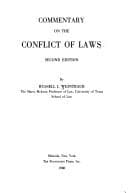 Cover image for Commentary on the conflict of laws