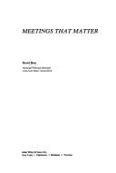 Cover image for Meetings that matter