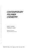 Cover image for Contemporary polymer chemistry