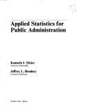 Cover image for Applied statistics for public administration