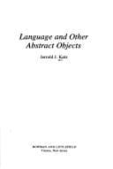 Cover image for Language and other abstract objects
