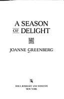 Cover image for A season of delight