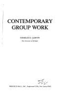 Cover image for Contemporary group work