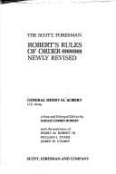Cover image for Scott, Foresman Robert's Rules of order newly revised