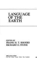Cover image for Language of the Earth