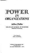 Cover image for Power in organizations