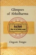 Cover image for Glimpses of abhidharma