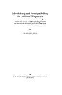 Lebenshaltung und Vermögensbildung des "mittleren" Bürgertums