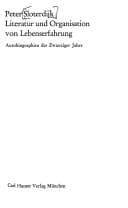 Cover image for Literatur und Organisation von Lebenserfahrung