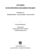 Untersuchungen zur frühneuhochdeutschen Verbalflexion am Beispiel ripuarischer Texte