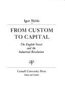 Cover image for From custom to capital