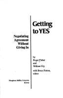Cover image for Getting to yes