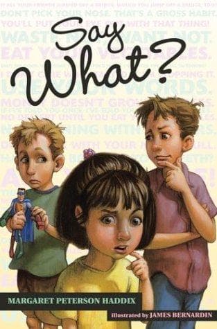 Cover image for Say what?