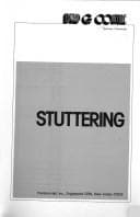 Cover image for Stuttering