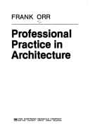 Cover image for Professional practice in architecture