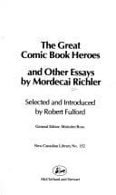 Cover image for great comic book heroes and other essays