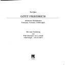 Cover image for Götz Friedrich