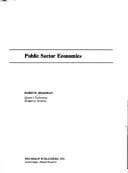 Cover image for Public sector economics